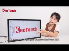 Monitor a 21,5 pollici di tocco della pagina aperta della prova PCAP del vandalo per i chioschi