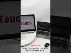 Rapporto a 23,8 pollici di 16:9 del monitor di tocco di PCAP con l'angolo di visione completo