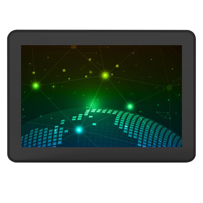 330 Nits Ip65 Industrial Monitor , 10.1" All In One Touch Computer